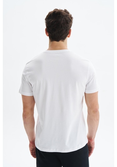 Arma Erkek Regular Fit Yazı Baskılı Süprem Bisiklet Yaka Tişört Y29344472402 Beyaz