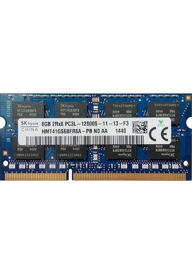 SK Hynix HMT41GS6BFR8A-PB 8 GB DDR3 1600 MHz PC3L 12800 Notebook Ram