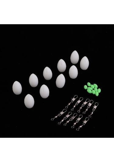 Homyl 10 Adet Yüzen Sazan Kaba Alabalık Bas Deniz Beyaz