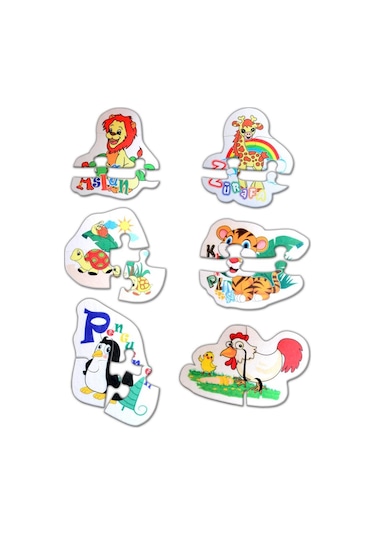 Tox Hayvanlar 2+ Keçe Yapboz Puzzle T003