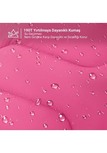 Kingcamp Oasis 250 Ultralight Uyku Tulumu Rosered Sol F. Pembe