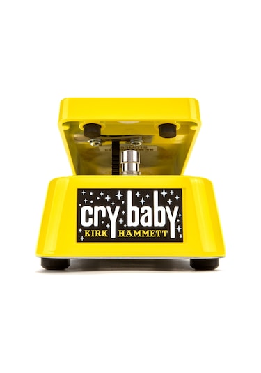 Jim Dunlop Kh95y Kirk Hammett Yellow Sparkle Wah Pedalı