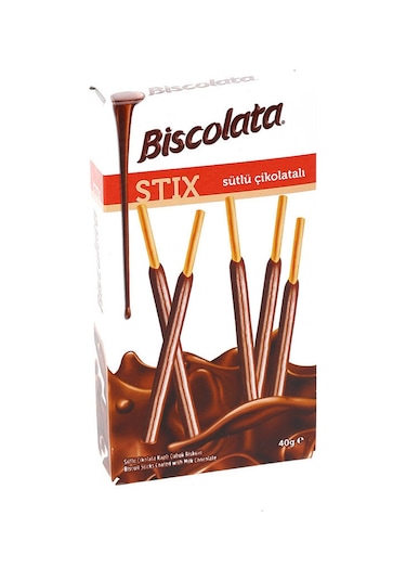 Şölen Biscolata Stix Sütlü Çikolatalı 16 x 40 G