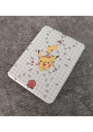 Cep Ayna Pokemeon Pikachua Makyaj Çanta Seyahat Taşınabilir Ayna Kozmetik Büyüteç Kompakt Çok  Renkli