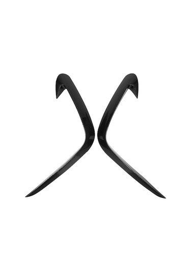 Hyundai Tucson Nx4 2020-2021 Ön Faro Kapak Trim, Karbon Fiber Desenli Abs Malzeme, Koruyucu Ve Stili Artıran, Kolay Kurulum