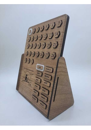 Dükkan Design Seni Sevmenin Zamanımı Olur Ahşap Sonsuz Takvim