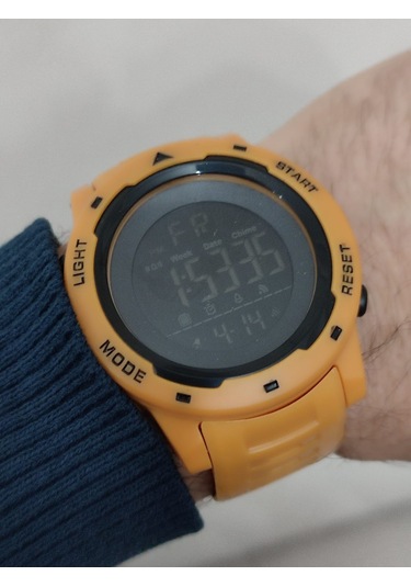 Quamer Erkek Kol Saati Dijital Su Geçirmez 2185 Sarı