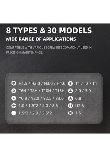 Cbtx Jakemy 32'si 1 Arada Cımbızlı Hassas Tornavida Seti, Model:jm-8189a