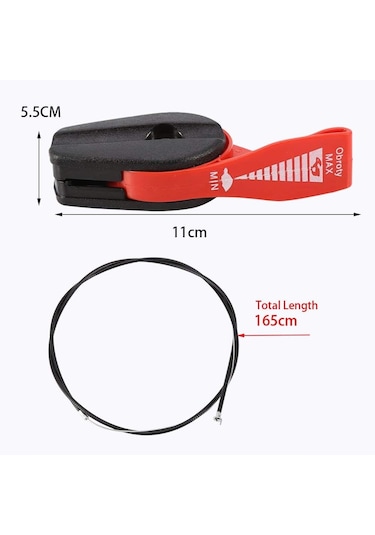 65 İnç Evrensel Çim Biçme Makinesi Gaz Kelebeği Kablo Anahtarı Kontrol Bahçe Makinesi Bağlantı