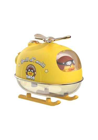 Youtek Küçük Uçak Şekilli Sessiz Nemlendirici - Sarı - Direk Takılı Tip - 300ml - 4-6 Saat Çalışma Süresi