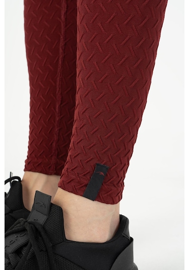 Maraton Seamless Kadın Bordo- Tayt Bordo-