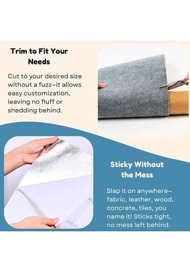 Reedark Kedi Tırmanma Matı - Kırıcı Dayanıklı, Tırmanma Ve Tırnak Kırma Fonsiyonu, Dökülmeyen Dokuma, 30x100 Cm Koyu Gri Koyu Gri