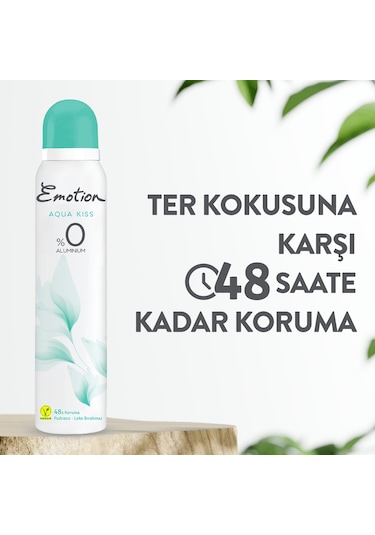 Emotion Aqua Kiss Kadın Sprey Deodorant 6 x 200 ML