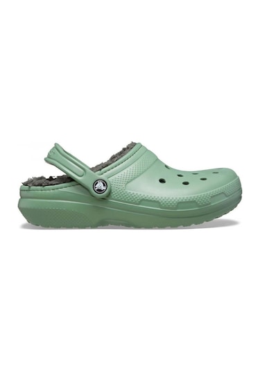 Crocs Classic Lined Clog Erkek Terlik - Yosun Yeşil