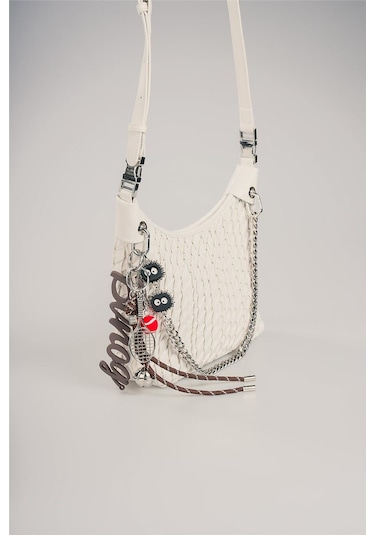 Ççs Kadın 17802 Omuz Çantası Beyaz