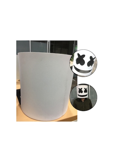 Marshmello Maskesi Dj Baş Örtüsü Cosplay Kaskı Parti Kostüm Aksesuarı  Aksesuarları