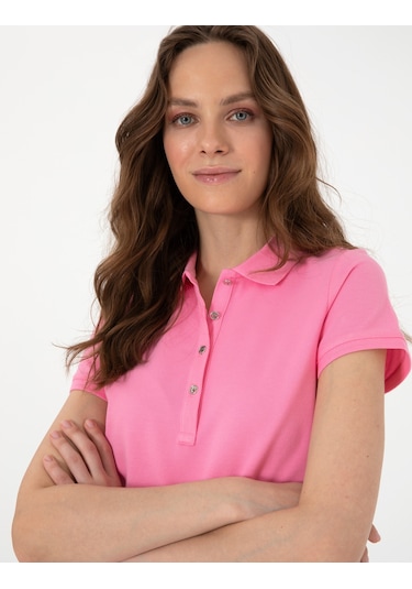 Pierre Cardin Kadın Pembe Tişört 50305776-vr041 Pembe