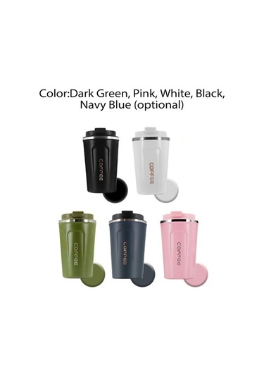 380mlcoffee Kupası Sızdırmaz Yalıtımlı Termal Kupa Araba Taşınabilir Seyahat Kahve Kupası Paslanmaz Çelik