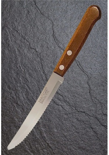 Marob 2 Li Bistecca Steak Bıçağı Ahşap Saplı