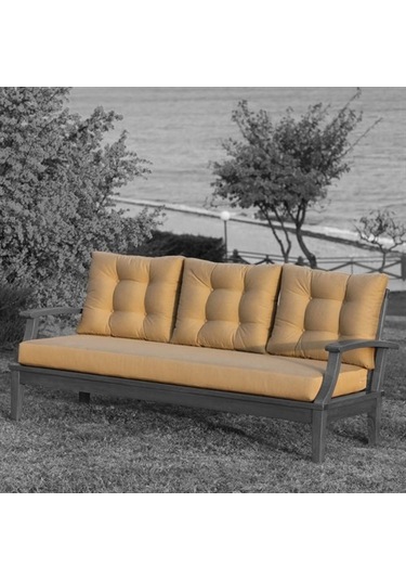 İatanbul Çengelköy Üçlü Koltuk Minderi -Akrilik Su İtici Kumaş