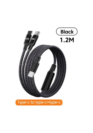 Olaf Max Pd100w 2'li 1 Hızlı Şarj Kablosu Usb-c Veri Kablosu İphone 16/15 Samsung Tablet Dizüstü Uyumlubej 1 Hızlı Şarj Kablosu