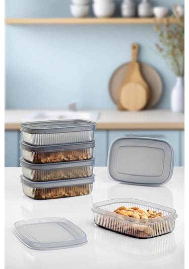 6 Adet Saklama Kabı & Kahvaltılık 600 Ml