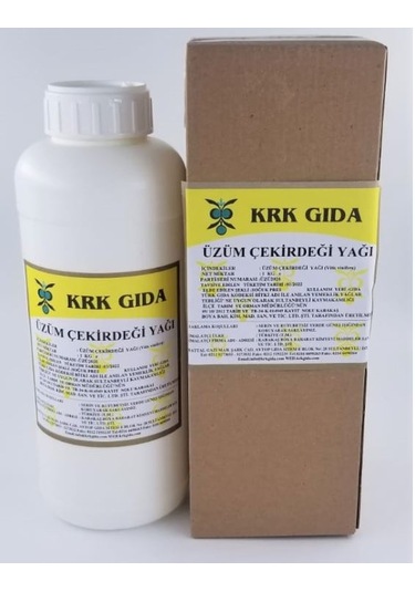 Krk Gıda Üzüm Çekirdeği Yağı 1 KG