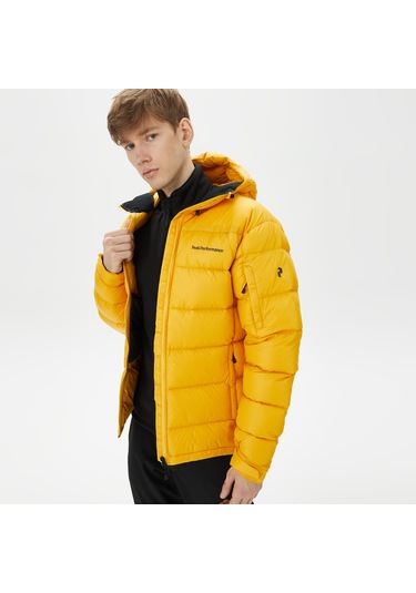 Peak Performance Frost Down Erkek Sarı Outdoor Mont Düz G79634030 Sari