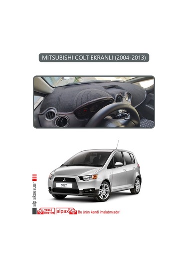Mıtsubıshı Colt Ekranlı 2004-2013torpido Koruma Halısı Gri Kenar
