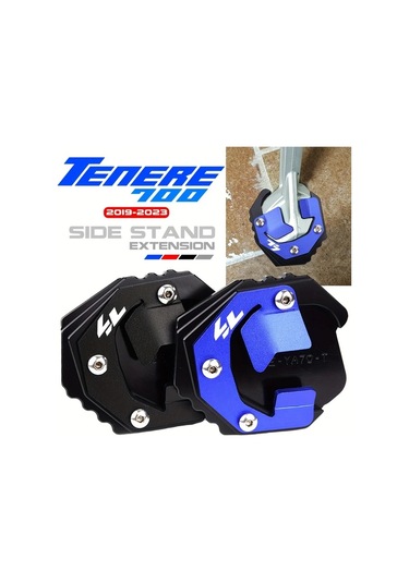 Dashanshop Yamaha Tenere 700 Ve World Raid İçin Gri Cnc Alüminyum Stepne Genişletici