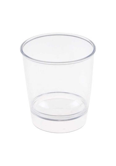 Mika Akrilik Shot Bardak Mum Bardağı 6x4.2 Cm 35 Cc 12 Adet