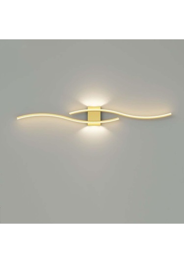 Suntek Modern Led Duvar Işık Makyaj Lambası Ayna Aplik Altın