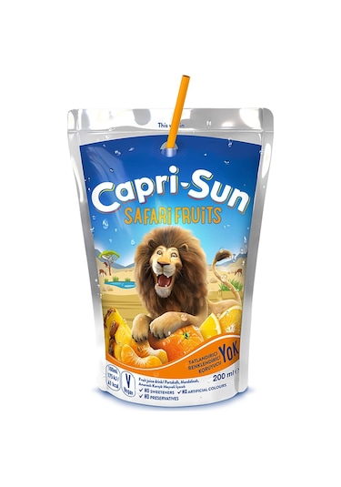 Capri-sun Safari Fruits 200 Ml X 20 Adet 1 Koli
