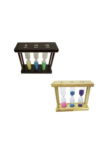 3'lü Ahşap 5-10-15 Dk Kum Saati - 90301942069721000f