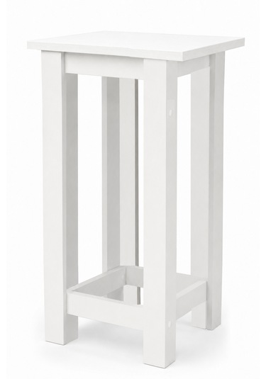Gora Tabure - 40cm - Bar Sandalyesi - Bar Taburesi Beyaz