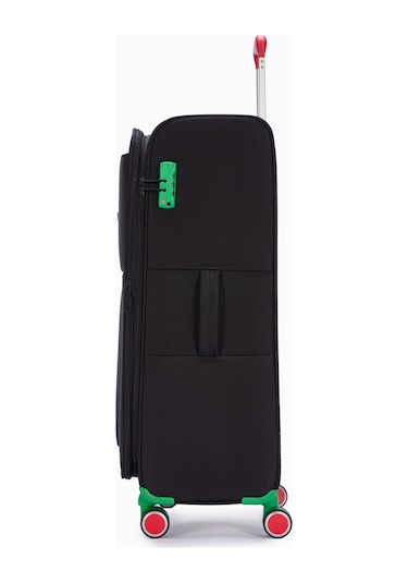 Benetton Büyük Boy Kumaş Valiz Siyah Bnt2800