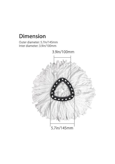 Yedek Başlıklar Kolay Temizlenen Mop Sıkma Sıkma Mop Dolum Mop