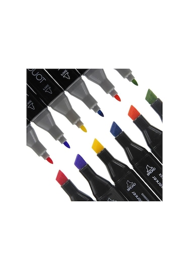 Valkyrie Touch Marker Art Çift Taraflı Kalem Seti 80 Adet