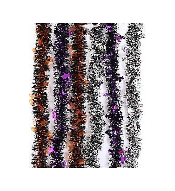 Cadılar Bayramı 5 Parçalı Cadılar Bayramı Çelenkleri, Cadılar Bayramı Ve Tatil Dekorasyonu İçin Parlak Cadılar Bayramı Asma Dekoru Diğer