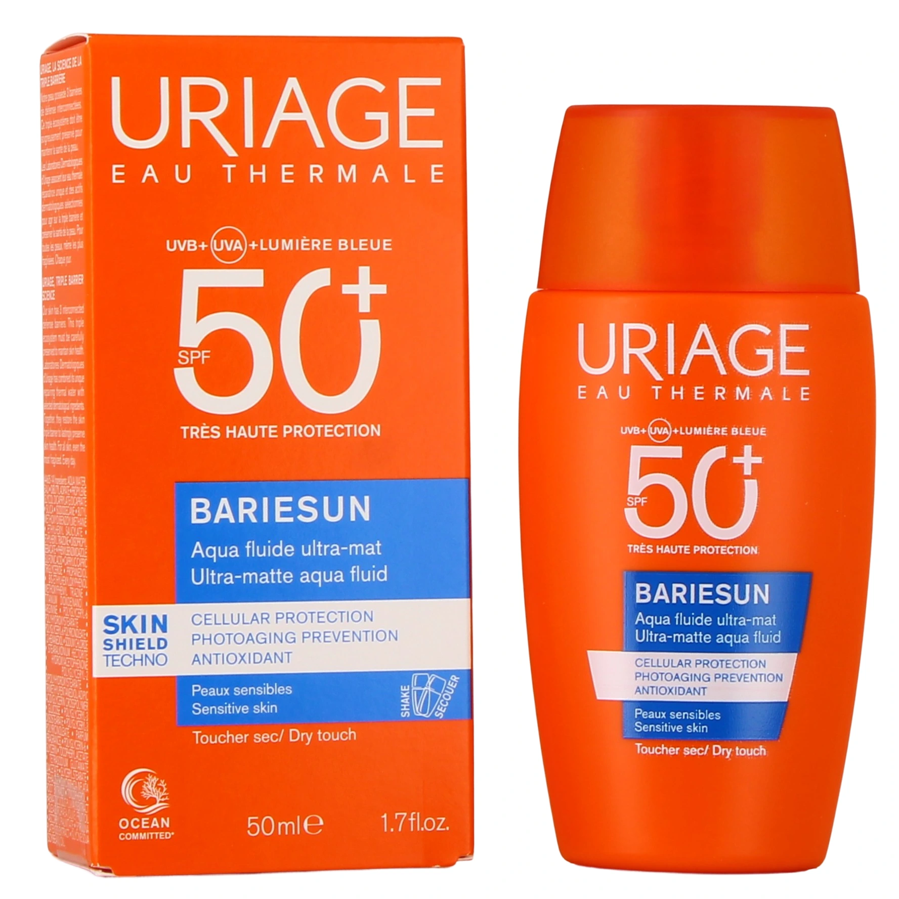 Uriage Bariésun Spf 50+ Aqua Fluid Matlaştırıcı Güneş Kremi 50 Ml.