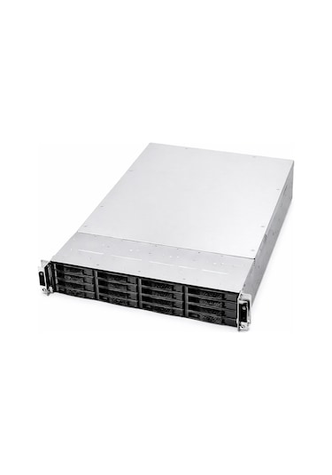 12 Disk Kapasiteli Rackmount Jbod Depolama Ünitesi 2u Server Kasası, Hot-swap Hdd