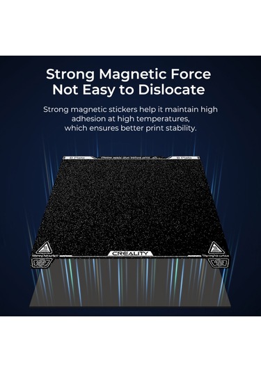 Xindoker Creality K1 235x235mm Peı Platformu - Yüksek Isı Dayanıklı, Kolay Çıkarım, Dayanıklı - Pla/abs/asa/petg/tpu/pc/pa Uyumlu Siyah