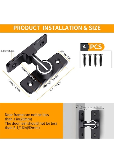 Ahır Kapısı Kilidi, Sürgülü Ahır Kapısı Mandalı