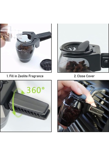 Kangvka Okyanus Kokulu Zeolit Taş Aromaterapi: Araç Klima Kokusu Giderici Ve Odorizör