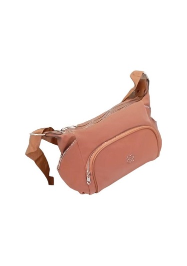Mygeppetobag Suni Deri Bayan Çapraz Çanta -omuz Çantası Taba
