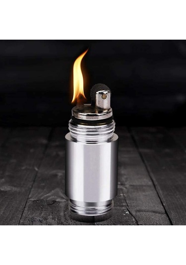 Wezone Stainless Steel Çakmaklı Ateş Blowerı - İçin Çadır, Macera, Acil Durumlar - Uzatılabilir 12.2-51.3 Cm - Hafif Ve Taşınabilir Gümüş