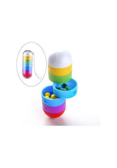 Suntek Haftalık Hap Kutusu İlaç Için 7 Günlük Çanta Diğer