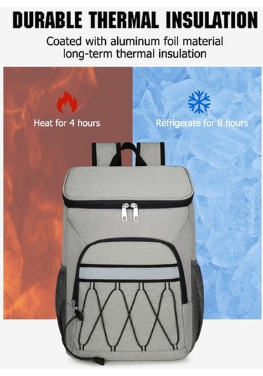 Dancemonkey Öğle Yemeği Sırt Çantası Kadınlar Erkek Siyah, Sızdırmaz Açık Çanta Soğutucu Siyah