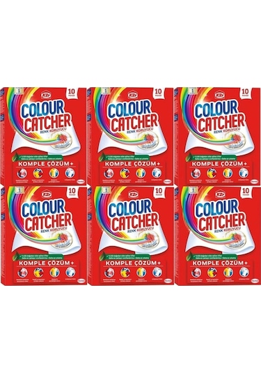Renk Koruyucu Mendil 6 X 10'lu Paket 60 Yıkama