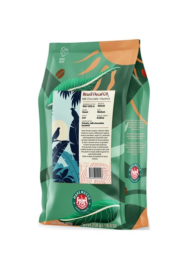 Brazil Decaf Co2 Yöresel Filtre Kahve 250 Gr. Çekirdek Kahve